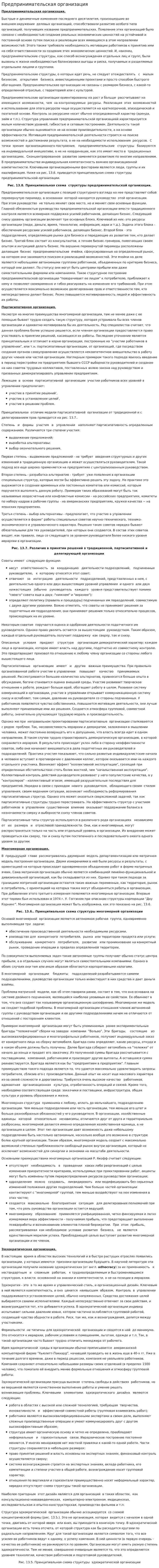 Предпринимательская организация