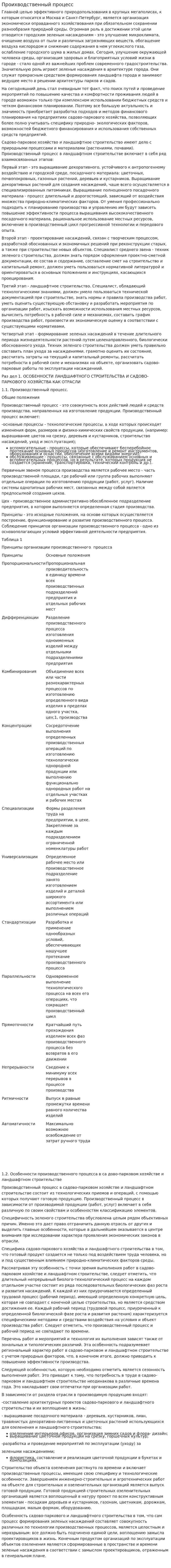 Проихводственный процесс
