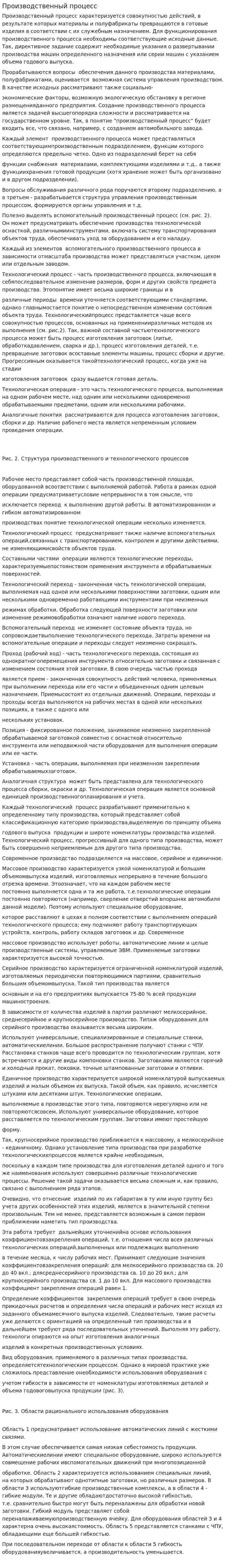 Производственный процесс. 4