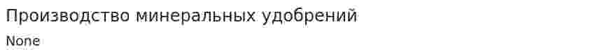 Производство минеральных удобрений