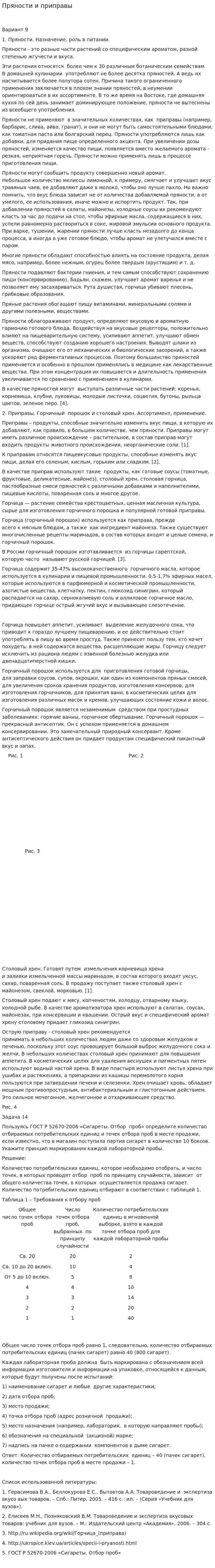 Пряности и приправы. 2