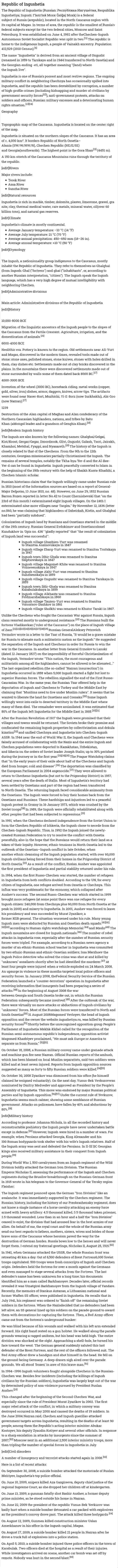 Republic of Ingushetia