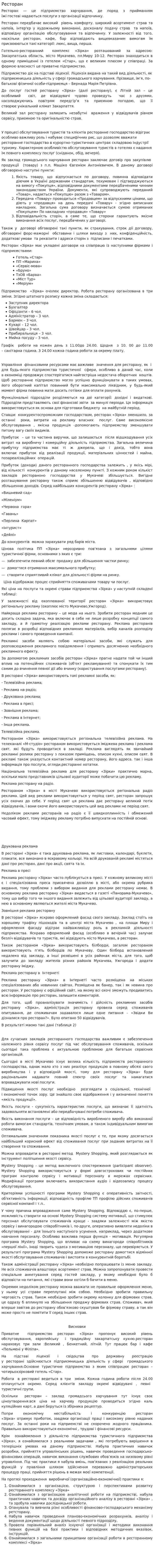 Ресторан