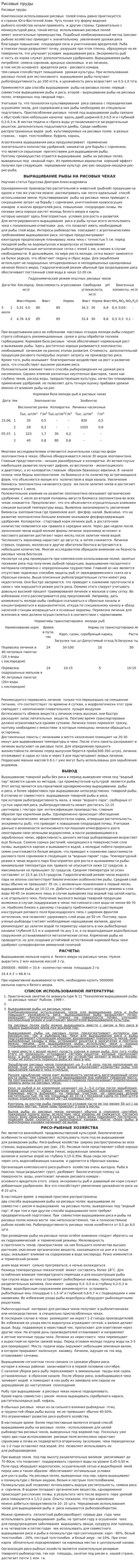 Рисовые пруды