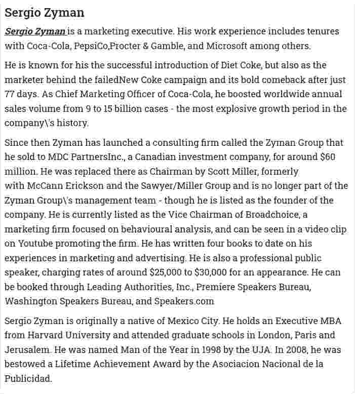 Sergio Zyman