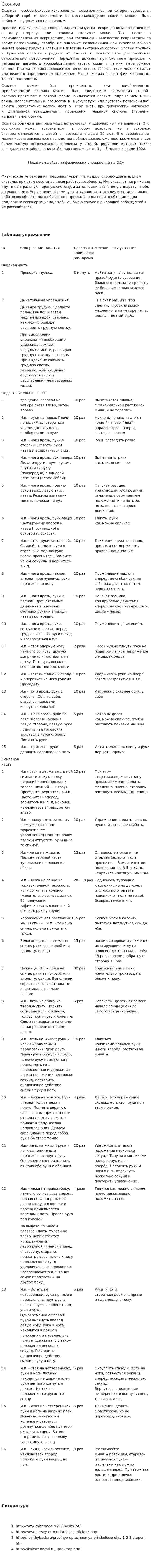 Сколиоз. 13