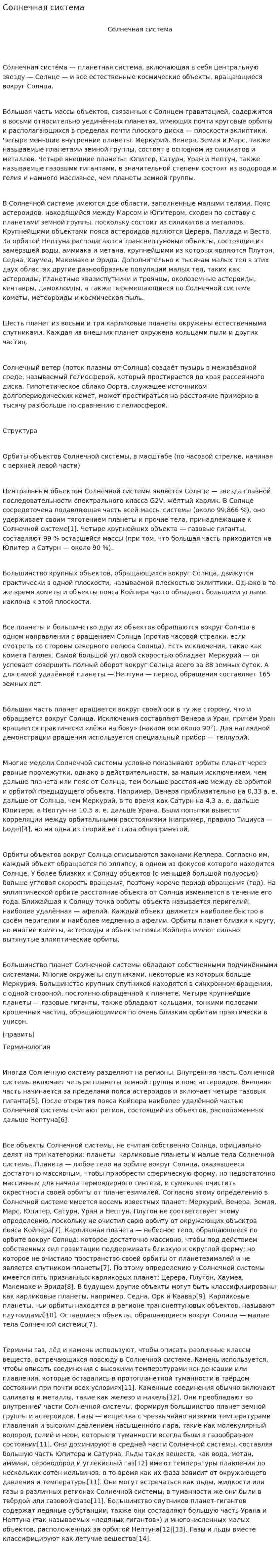 Солнечная система. 18