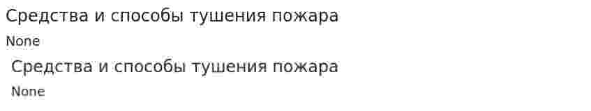 Средства и способы тушения пожара