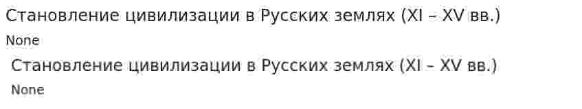 Становление цивилизации в Русских землях (XI – XV вв.)
