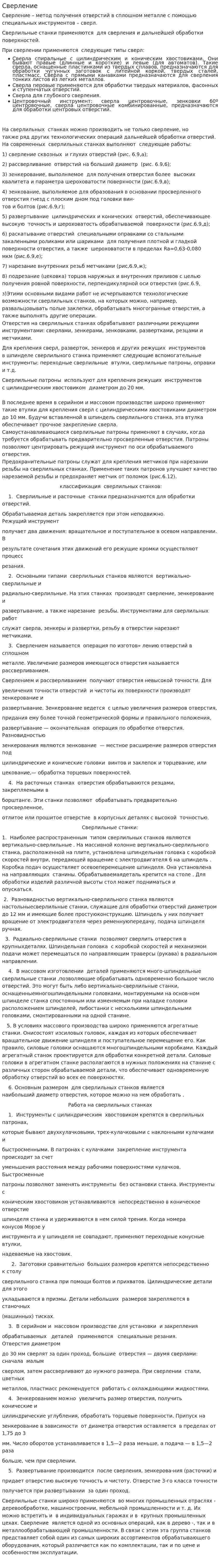 Сверление
