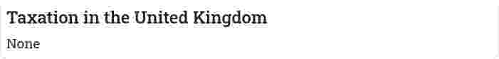 Taxation in the United Kingdom