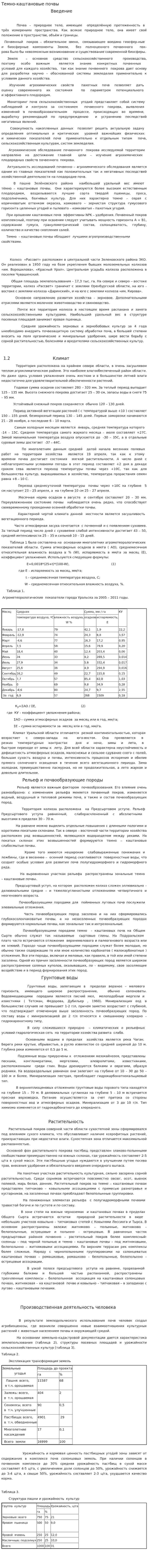 Темно-каштановые почвы