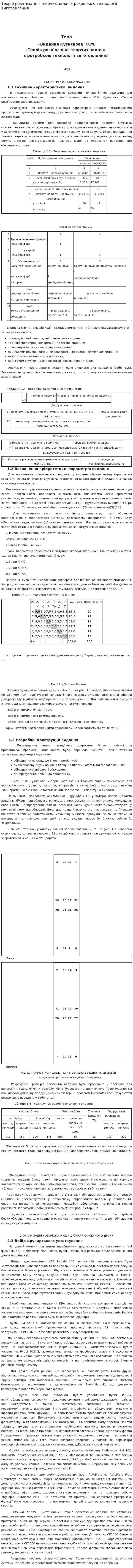 Теорія розв`язання творчих задач з розробкою технології виготовлення