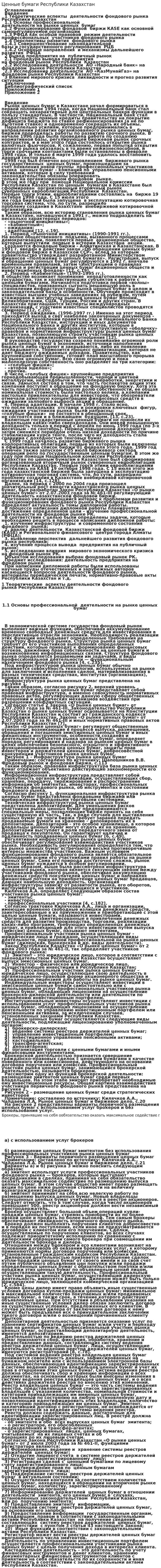 Ценные бумаги Республики Казахстан