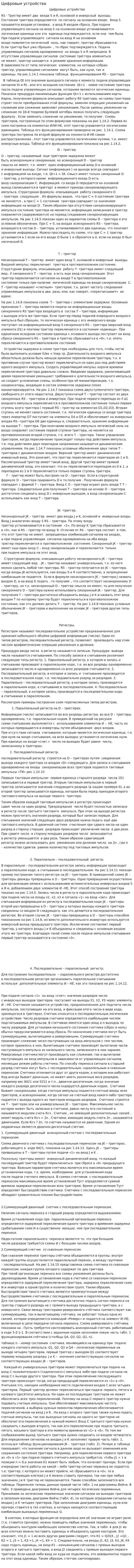 Цифровые устройства