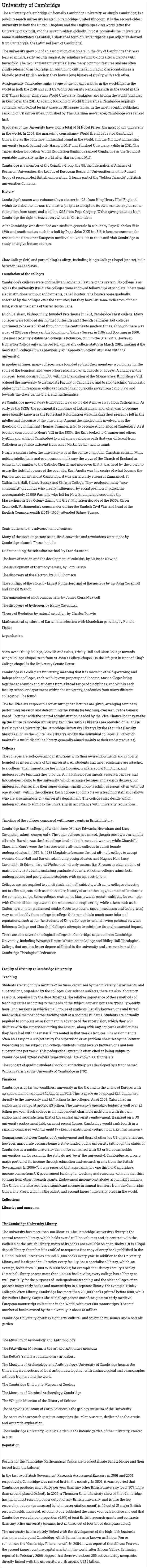 University of Cambridge