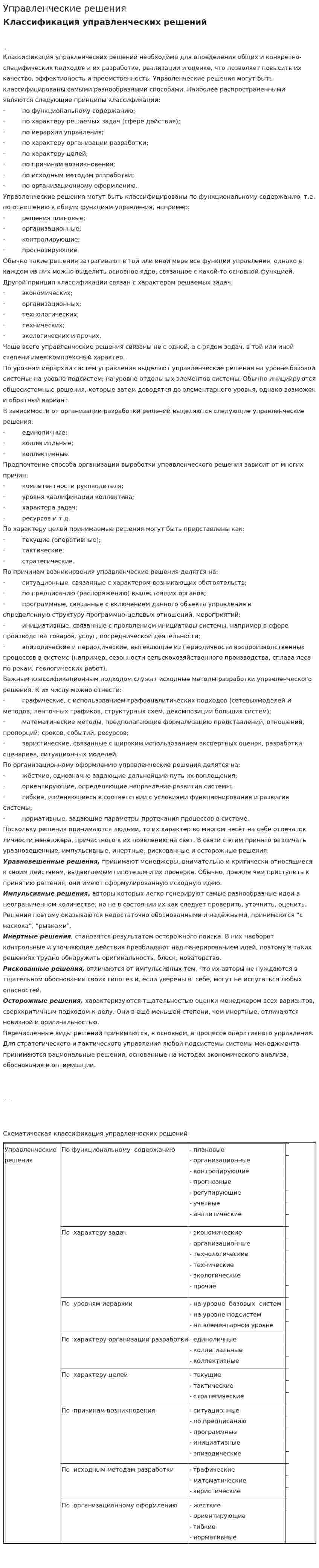 Управленческие решения. 17