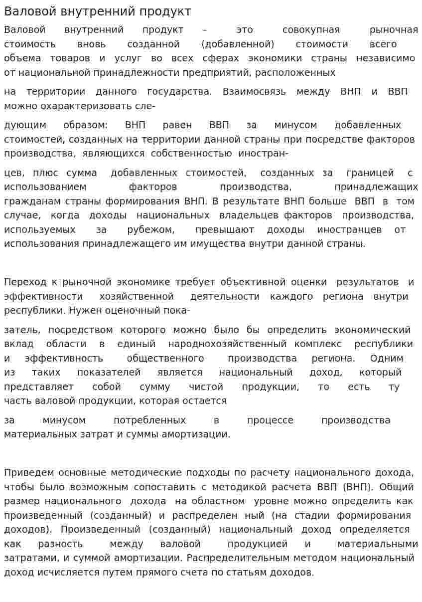 Валовой внутренний продукт. 2