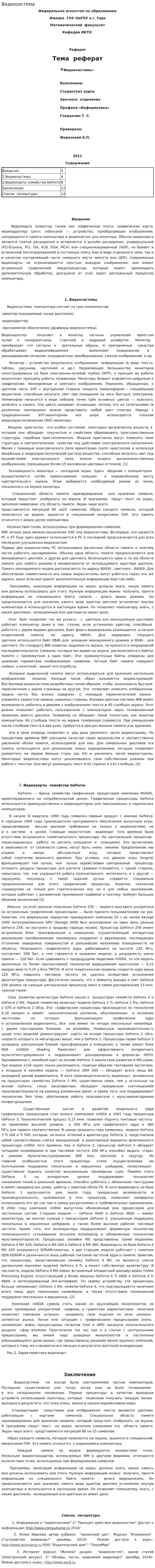 Видеосистема