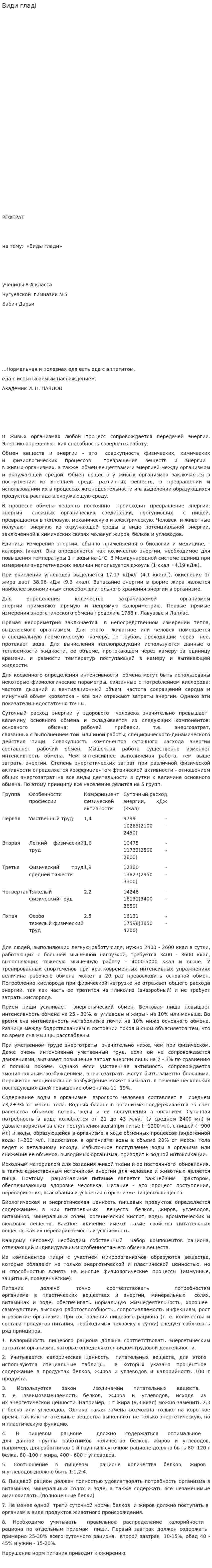 Види гладі