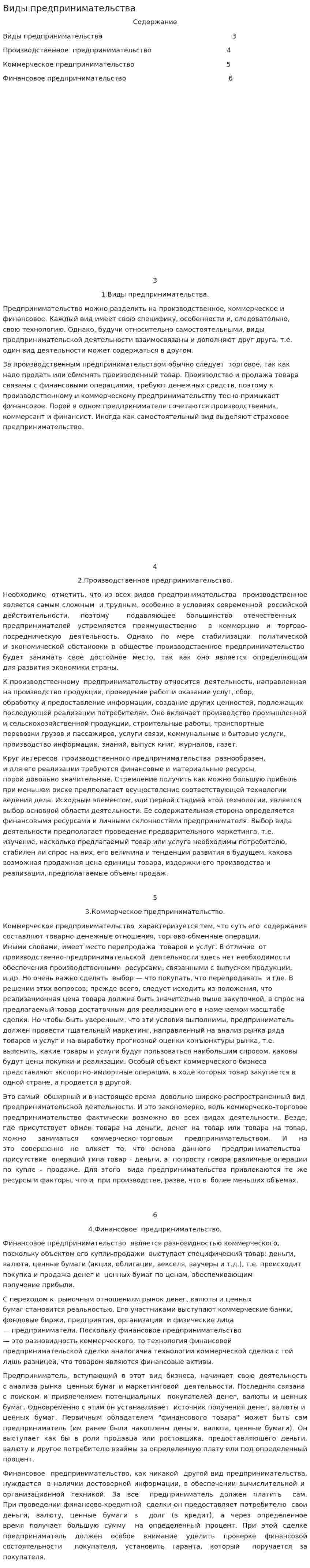 Виды предпринимательства. 11