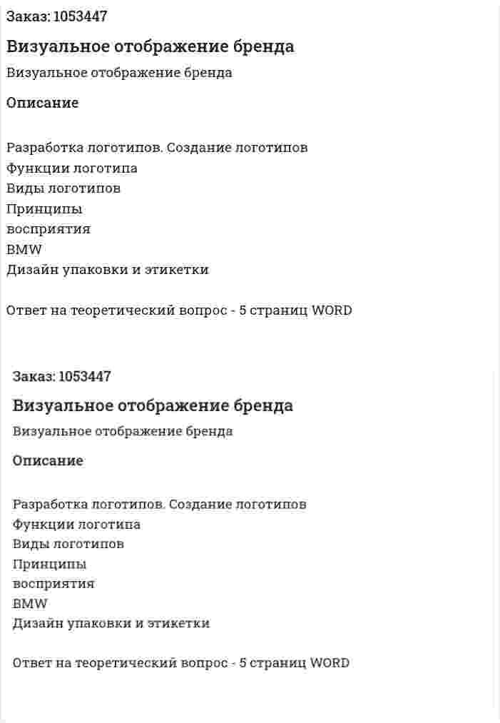 Визуальное отображение бренда 