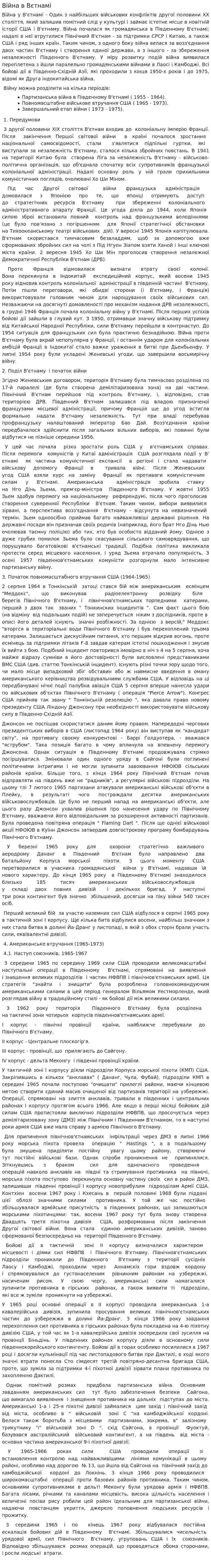 Війна в Вєтнамі