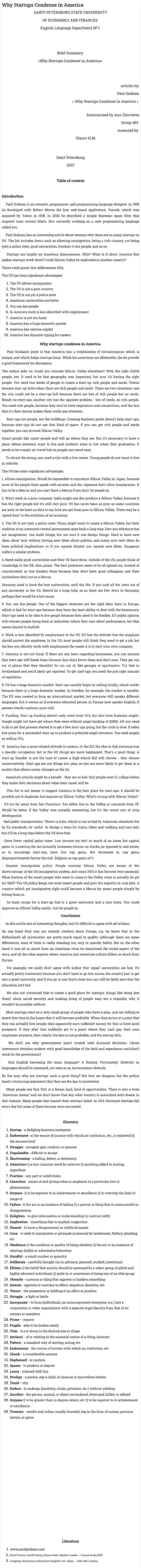 Why Startups Condense in America