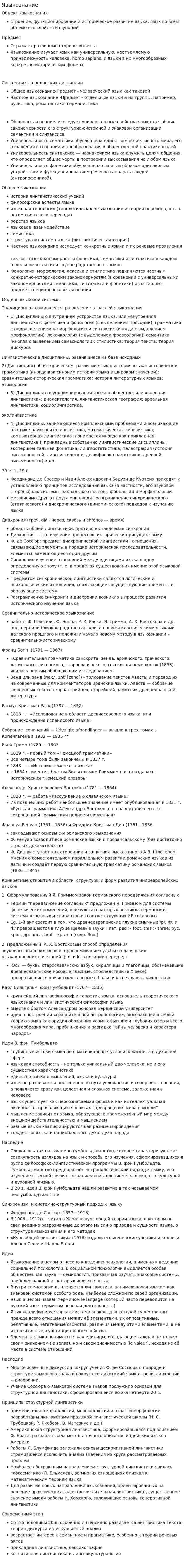 Языкознание. 2