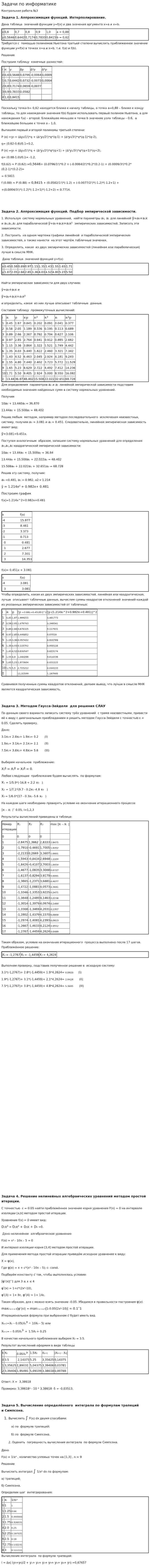 Задачи по информатике